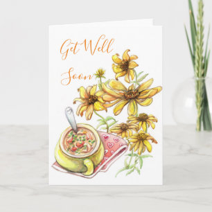 Daisy and Soup Card