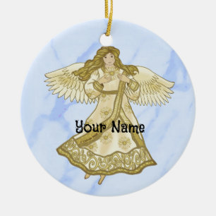 Daisy Angel Ceramic Tree Decoration