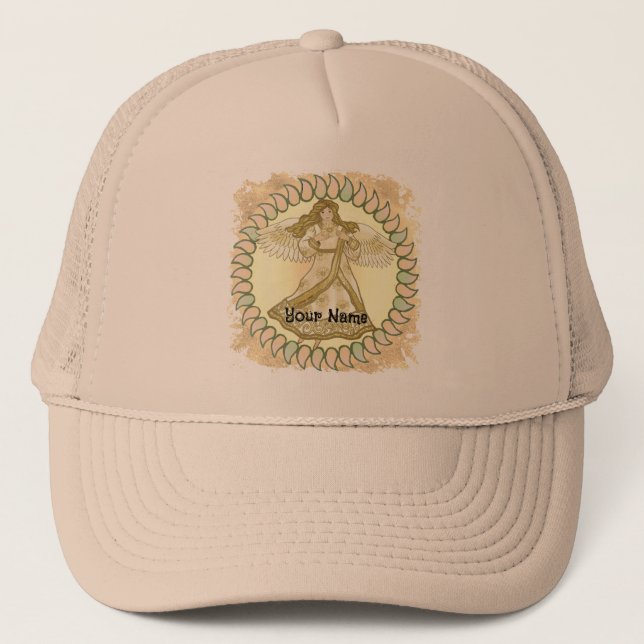 Daisy angel  trucker hat (Front)