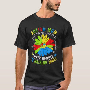 Daisy Autism Awareness Puzzles Autism Mom I'm Rais T-Shirt