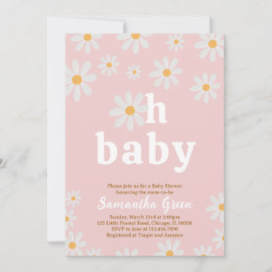 Daisy Baby Shower Invitation