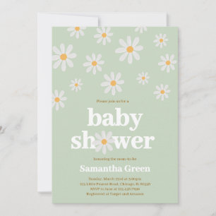 Daisy Baby Shower Invitation