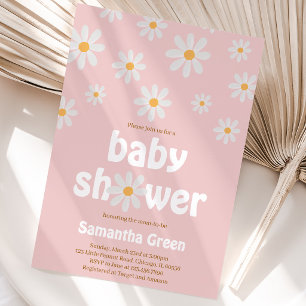 Daisy Baby Shower Invitation