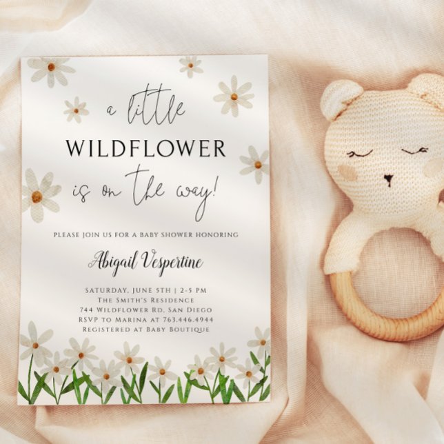 Daisy Baby Shower Invitation (Creator Uploaded)