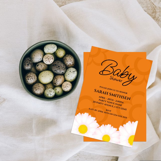 Daisy Baby Shower Invitation (Creator Uploaded)
