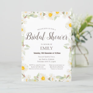 Daisy Baby Shower Invitation, Party Invitation