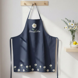 Daisy Baking Apron - Personalized Accessory 