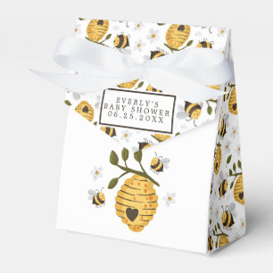 Daisy Beehive Bumblebee Bee Baby Shower Favour Box