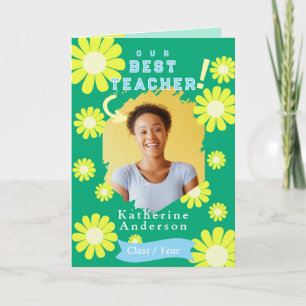 Daisy Best Teacher Photo Green Card