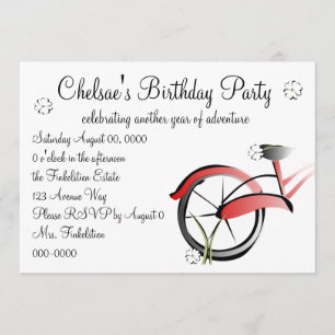 Daisy Bike Ride Invitation