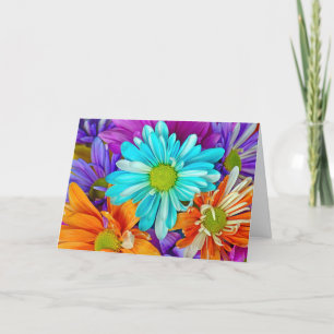Daisy Birthday Bouquet Card