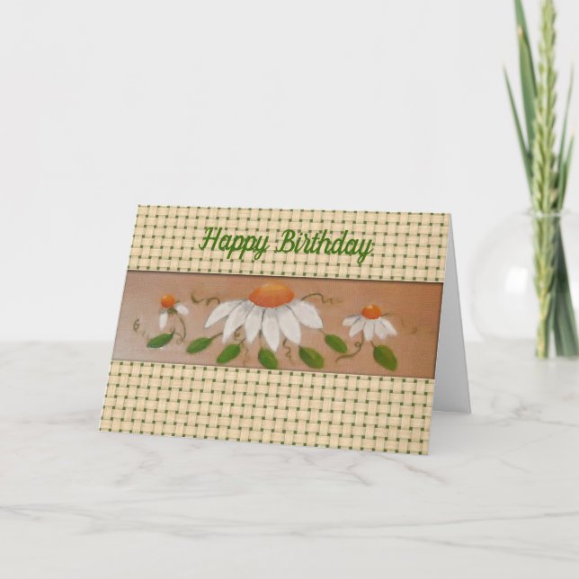 Daisy Birthday Card (Front)