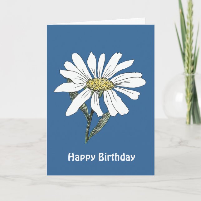 Daisy Birthday Card (Front)