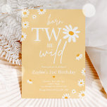 Daisy Birthday Party Bohmian Two Wild 2nd Birthday Invitation<br><div class="desc">Daisy Birthday Party Bohmian Two Wild 2nd Birthday Invitation
All designs are © PIXEL PERFECTION PARTY LTD</div>