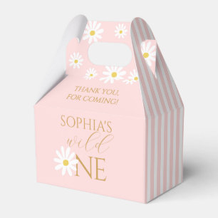 Daisy Birthday Party Bohmian Wild One 1st Birthday Favour Box