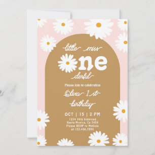 Daisy Birthday Party Invitation