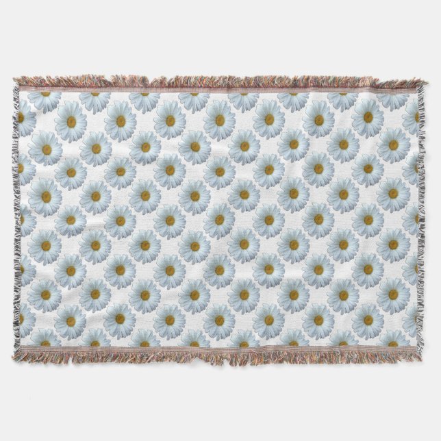 Daisy Blanket Yellow Daisies Throw Blanket (Front)
