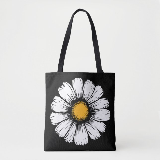 Daisy Bloom Tote Bag (Front)