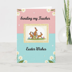 Daisy Blooms Easter Wishes Card