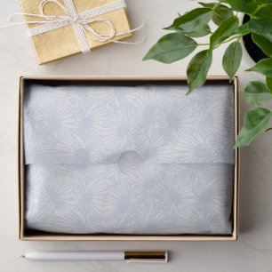 Daisy Blooms - Powder Blue Tissue Paper