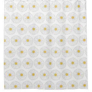 Daisy Blossom Flower Daisies Garden Party Floral Shower Curtain