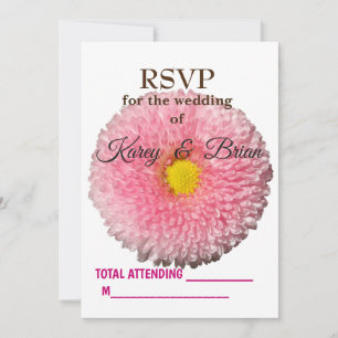 Daisy Blossom RSVP Photo Card