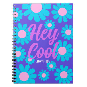 Daisy Blue Lilac Notebook
