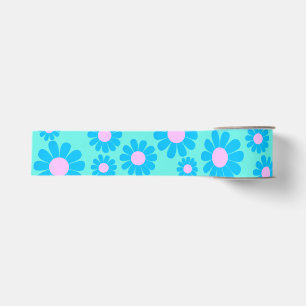 Daisy Blue Teal Grosgrain Ribbon