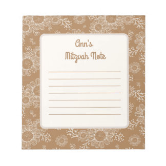 Daisy boho Mitzvah Notes