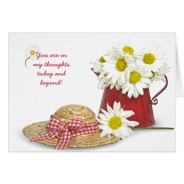 Daisy Bouquet and hat (Front Horizontal)