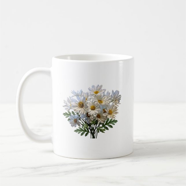 Daisy Bouquet Coffee Mug (Left)