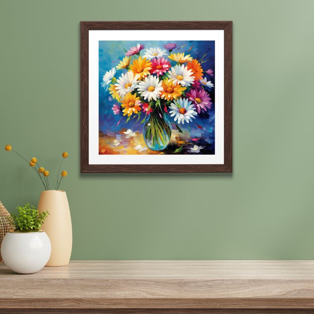 Daisy Bouquet Delight Floral Poster (Creator Uploaded)