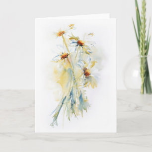 Daisy Bouquet -  Fine Art Greetings Card