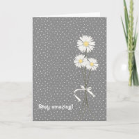 daisy bouquet on pin dots