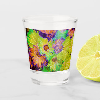 Daisy Bouquet - Shot Glass