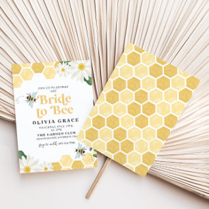Daisy Bride to Bee bridal shower Invitation