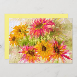 Daisy Bright Flat Card