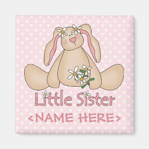 Daisy Bunny Little Sister Magnet