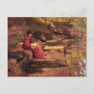 Daisy by the River by Theodore Clement Steele Postcard