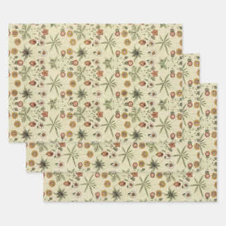 Daisy by William Morris, Vintage Victorian Flowers Wrapping Paper Sheet