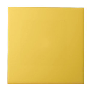 Daisy Center Yellow Square Kitchen and Bathroom Tile