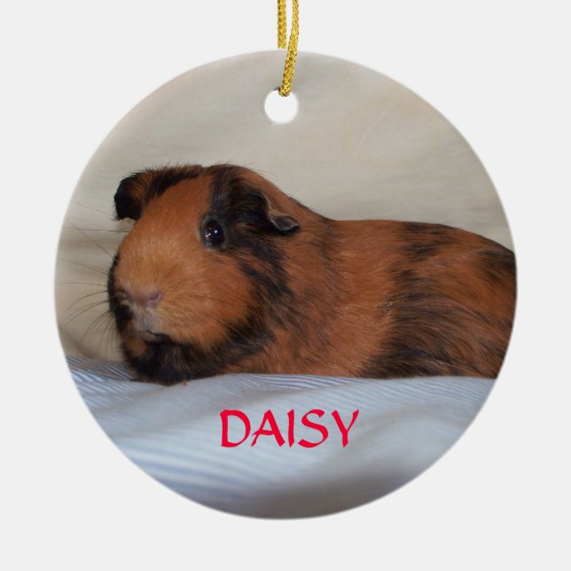 Daisy Ceramic Tree Decoration (Front)