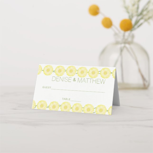 Daisy Chain Place Card (Front)