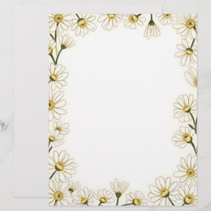Daisy Chain Stationery Paper Custom Letterhead