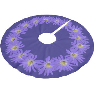 Daisy Christmas Tree Purple Daisy Tree Skirt
