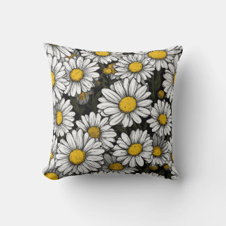 Daisy Comic Style Cushion