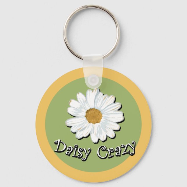 Daisy Crazy Key Ring (Front)