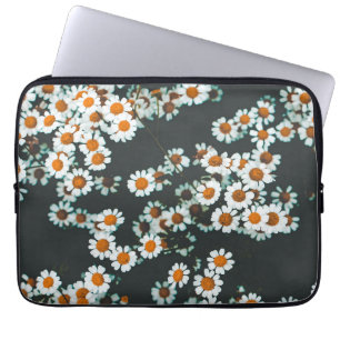 Daisy Daisies Floral Laptop Sleeve
