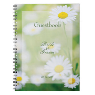 Daisy Daisies Flower Floral Summer guest book