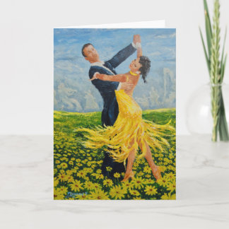 Daisy Dancers greeting card